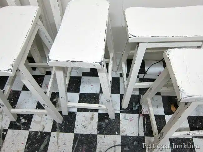 Distressing White Furniture furniture painting workshop Petticoat Junktion