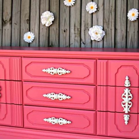 painted nursery furniture coral paint color
