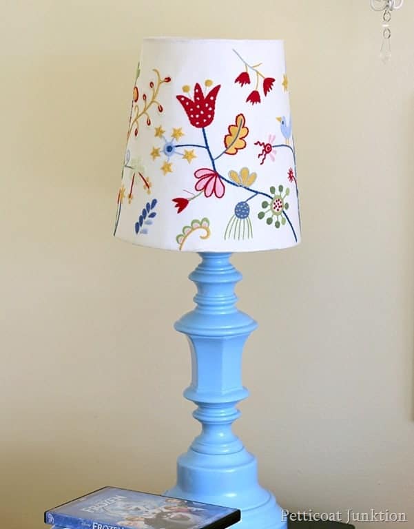 Brass Lamp Makeover Using Spray Paint And A Thrifty Shade