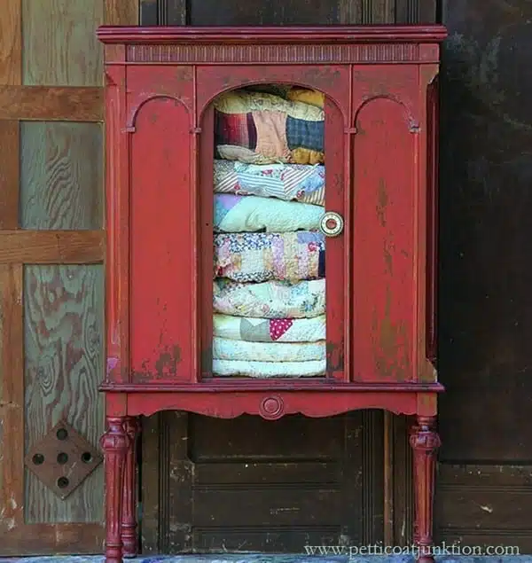 Tricycle-Red-Milk-Paint-Radio-Cabinet-Petticoat-Junktion_2