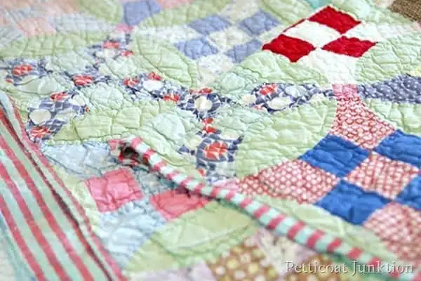 patchwork handmade quilt Petticoat Junktion