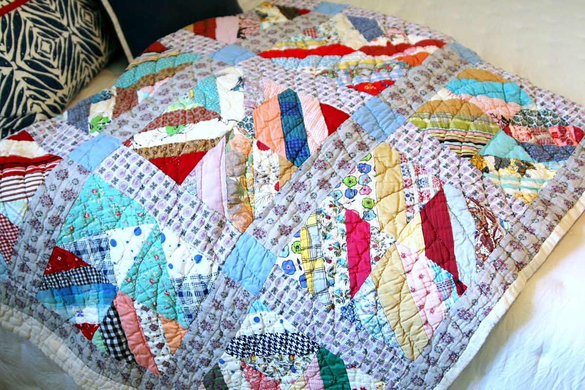 quilt handmade by my grandmother Dora Owen