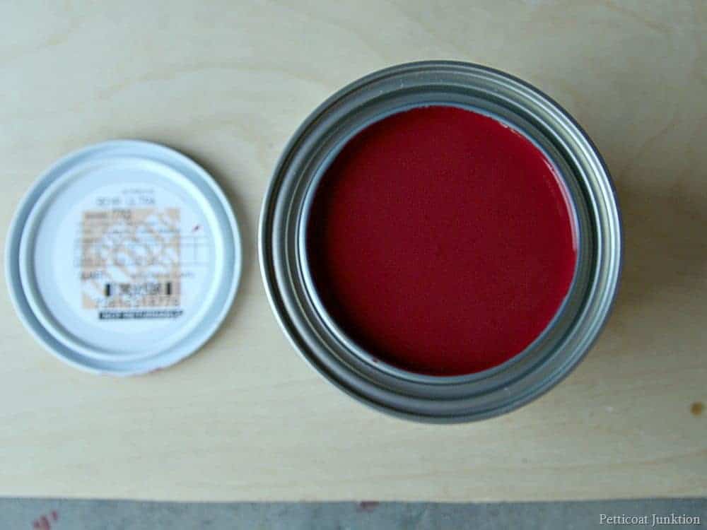 Junktion Red Custom Mix Paint Color For Furniture