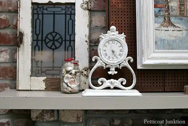 Timely Clock Makeover Petticoat Junktion spray paint project