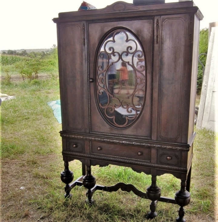 antique furniture at the 127 yard sale