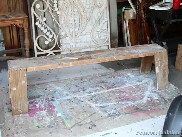 carpenters bench Petticoat Junktion project