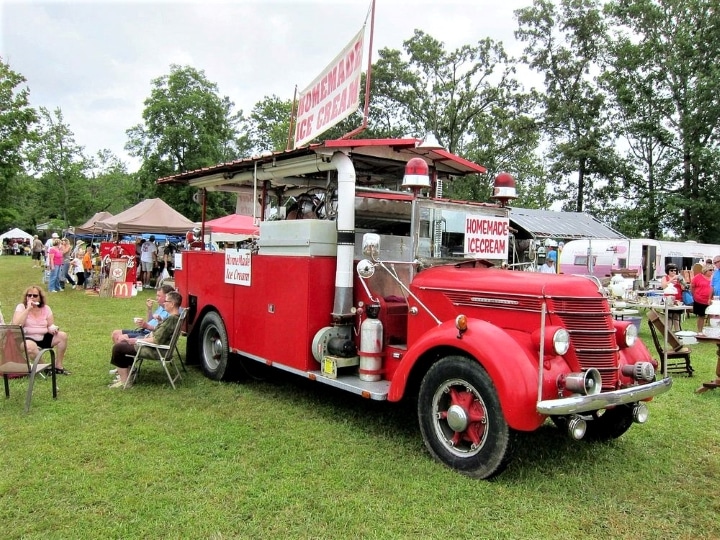 ice cream truck 127 yard sale