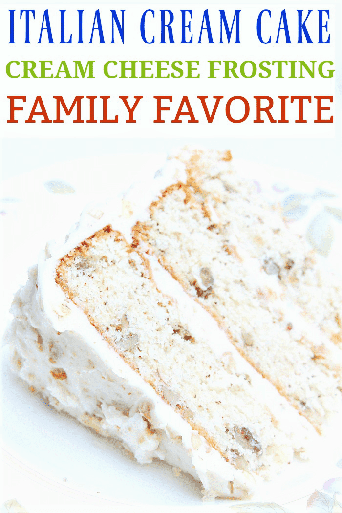 Family Favorite Best Italian Cream Cake Recipe (3)