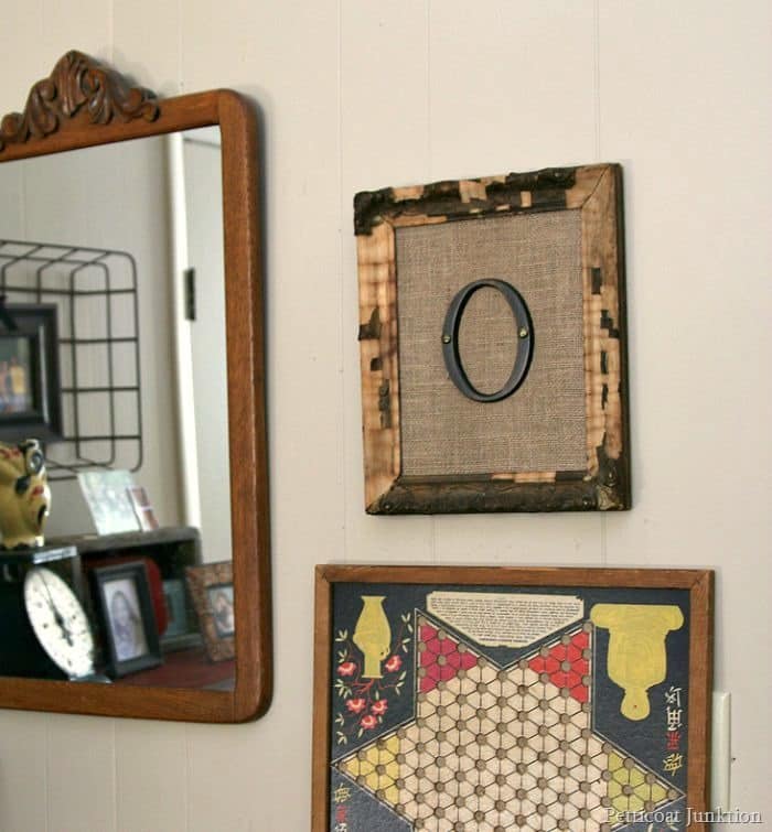 framed burlap monogram wall art decorjpg