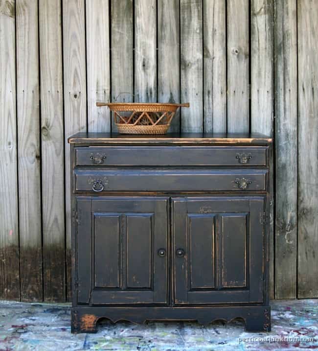 distressed dresser