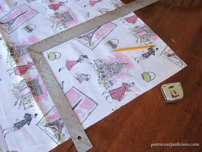 how to decoupage fabric to furniture Petticoat Junktion