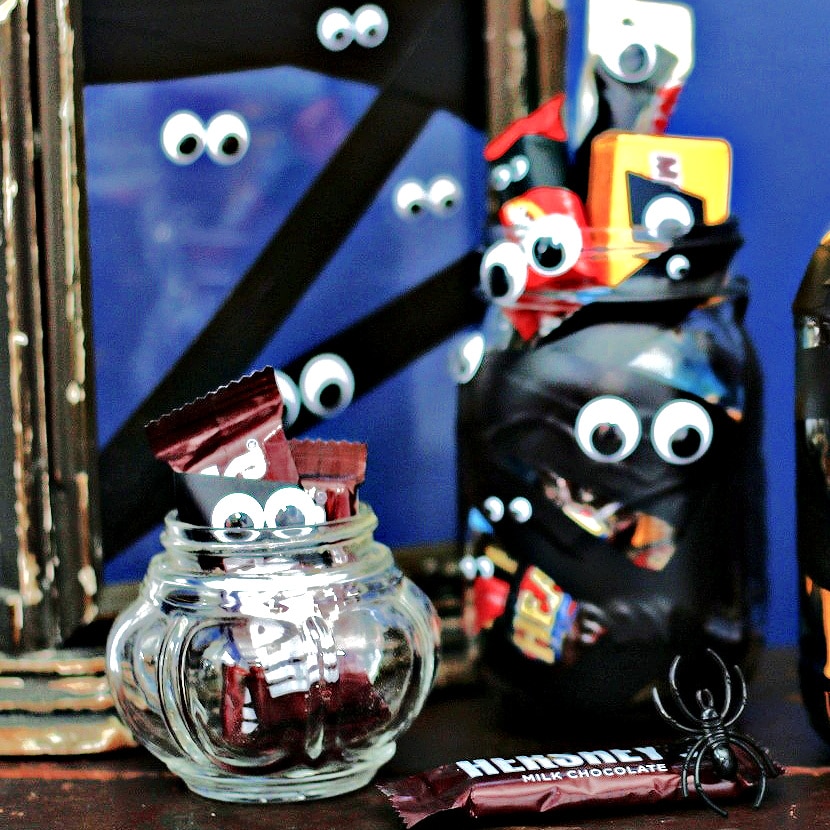 upcycled glass jars candy containers ideas