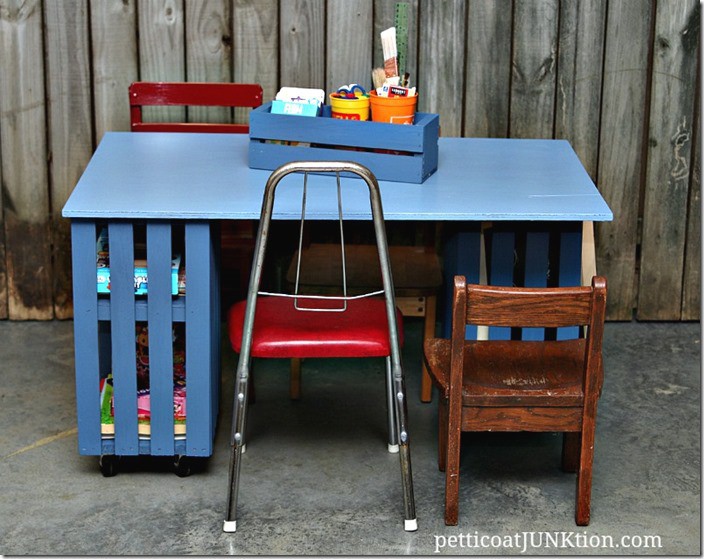 crate kids table