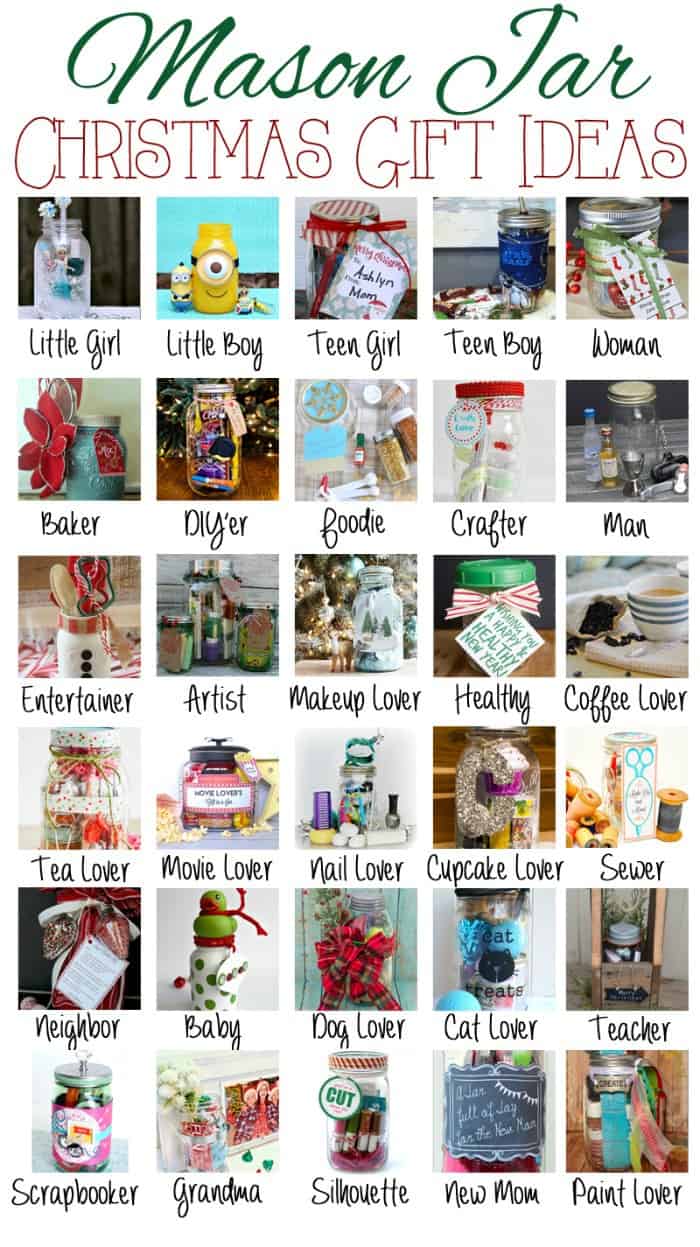 Mason Jar Christmas Gift Ideas over 30 ideas for everyone on your list 700