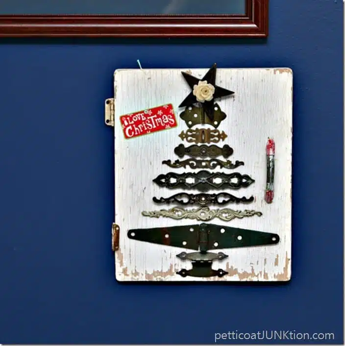 10 Clever Christmas Ideas using Recycled items Petticoat Junktion hardware Christmas tree