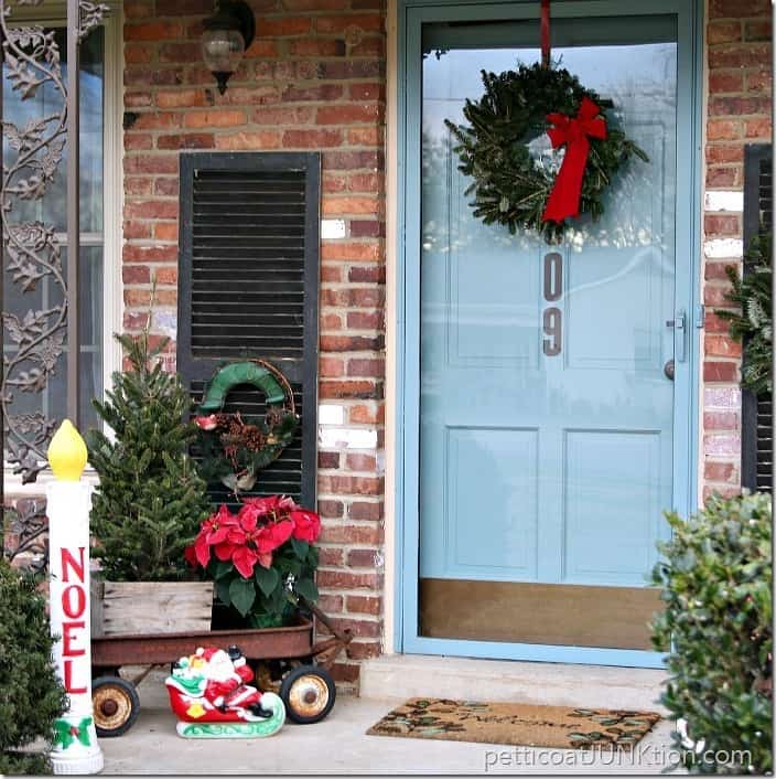 Merry Christmas From My Front Porch Petticoat Junktion vintage junky Christmas