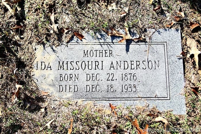 Old Headstone Owen Cemetery Arkansas