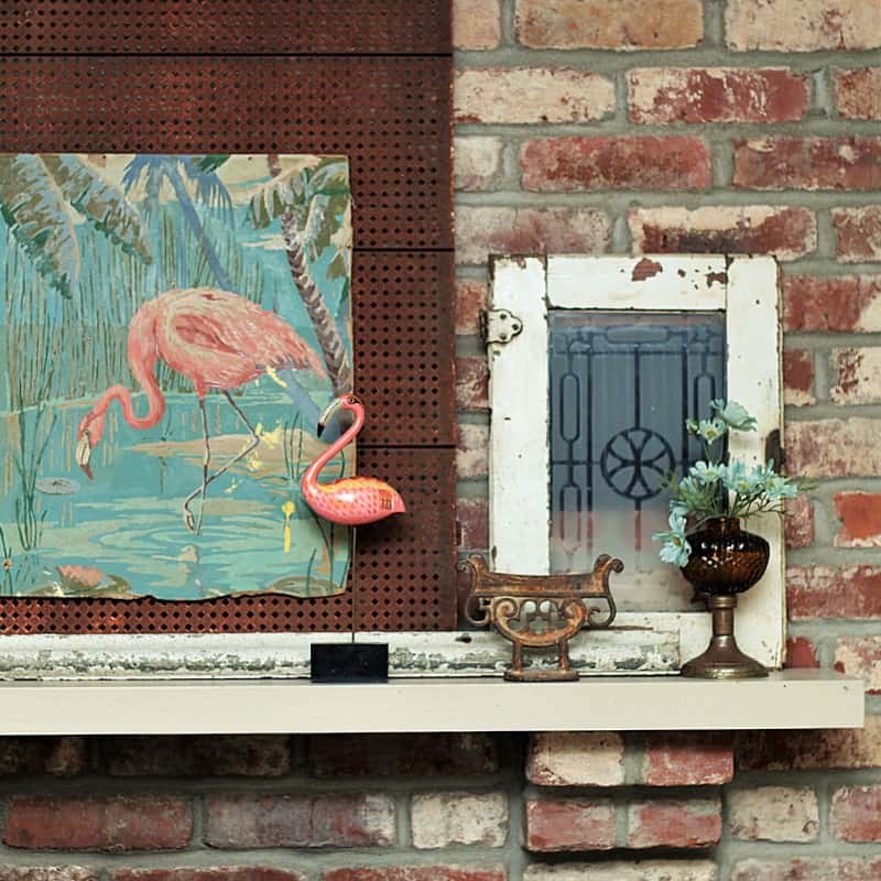 White cabinet door from Nashville Flea Market and Petticoat Junktion 