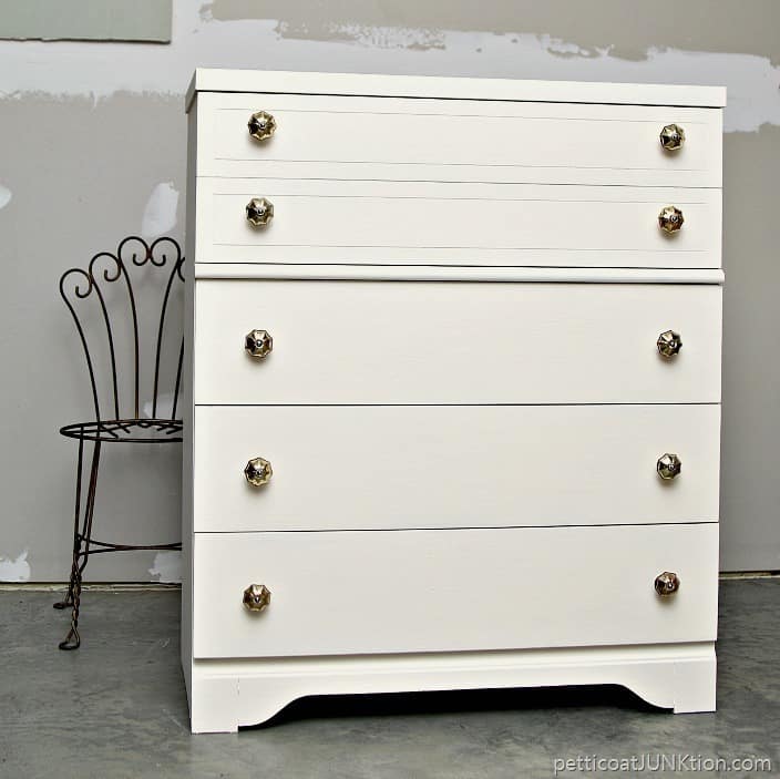 Repainting Wood Furniture White Is A No Brainer Petticoat Junktion