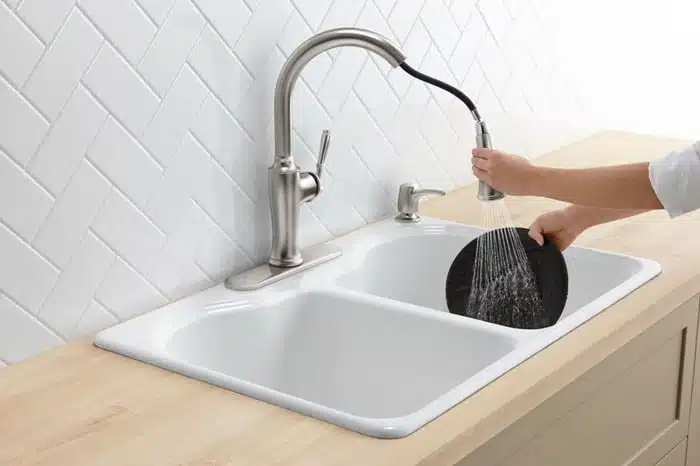 Kohler Cardale Kitchen Faucet and soap dispenser