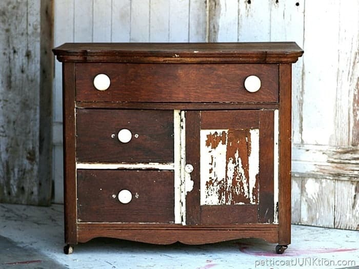 How To Love Antique Furniture Flaws And All Petticoat Junktion project before and after 1
