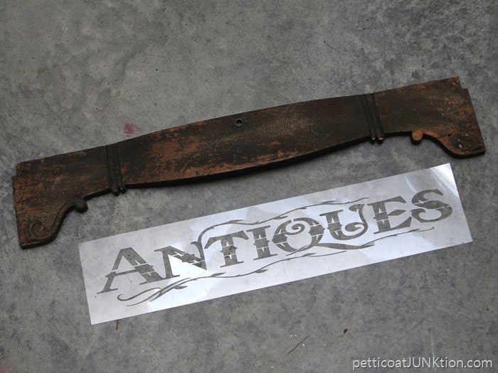 antique drawer front antique sign Petticoat Junktion