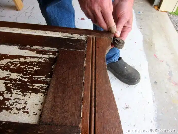 How To Cover Up Ugly Furniture Scratches And Dings - Petticoat Junktion