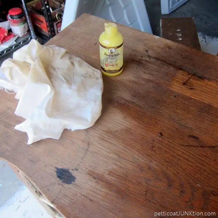 cleaning an antique dresser Petticoat Junktion project 8