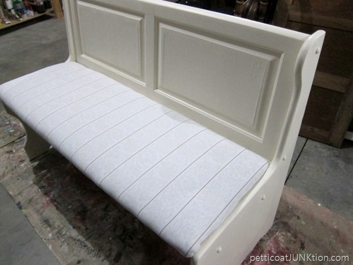 fabric bench seat Petticoat Junktion