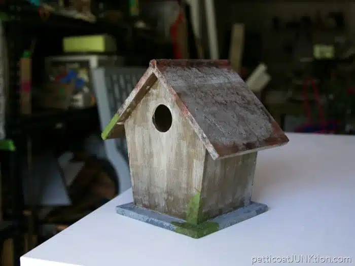 FolkArt Painted Finishes Birdhouse Project Petticoat Junktion Plaid Creators