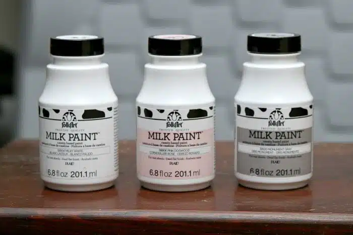 FolkArt milk paint furniture project