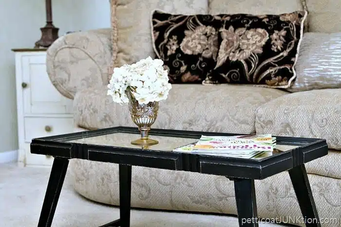 Side Table Makeover with FolkArt Milk Paint - Erin Spain