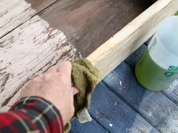 cleaning paint with Simple Green Petticoat Junktion