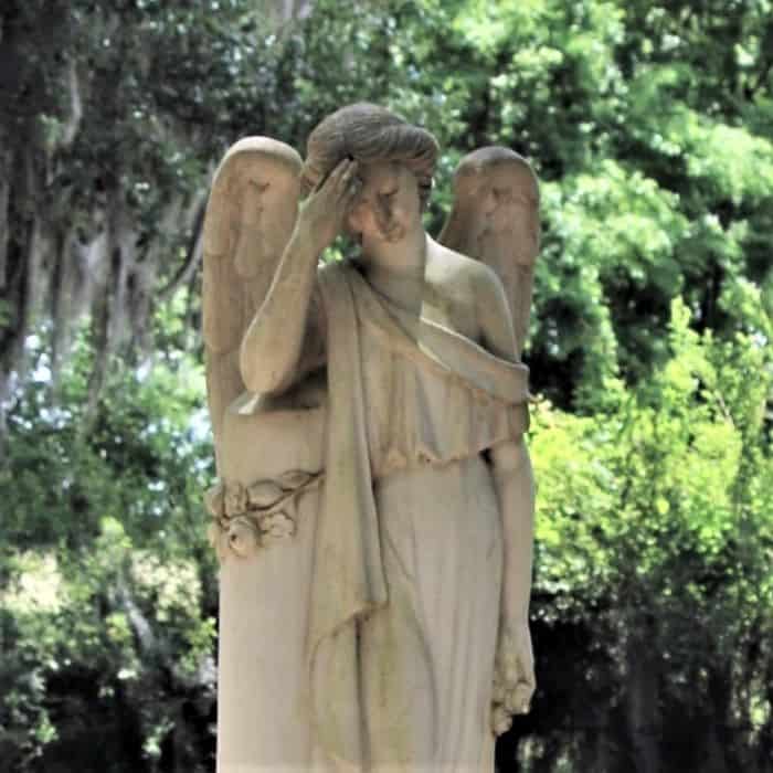 Angel Statue in the Bonaventure Cemetery
