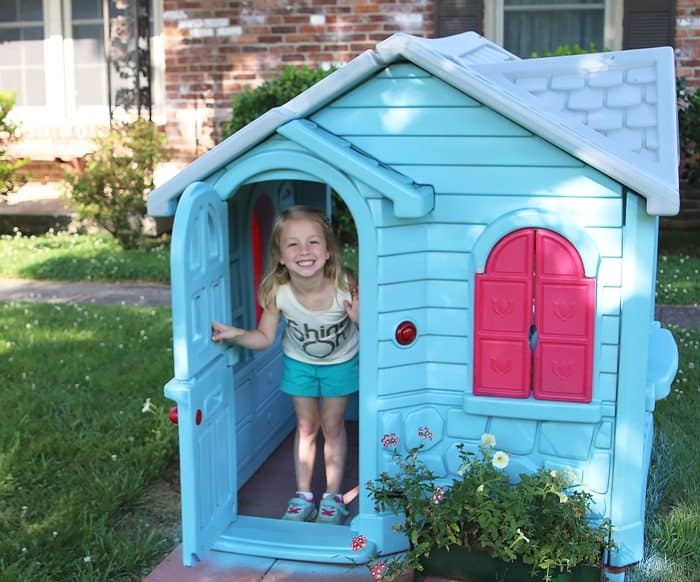 Paint a Little Tykes Playhouer