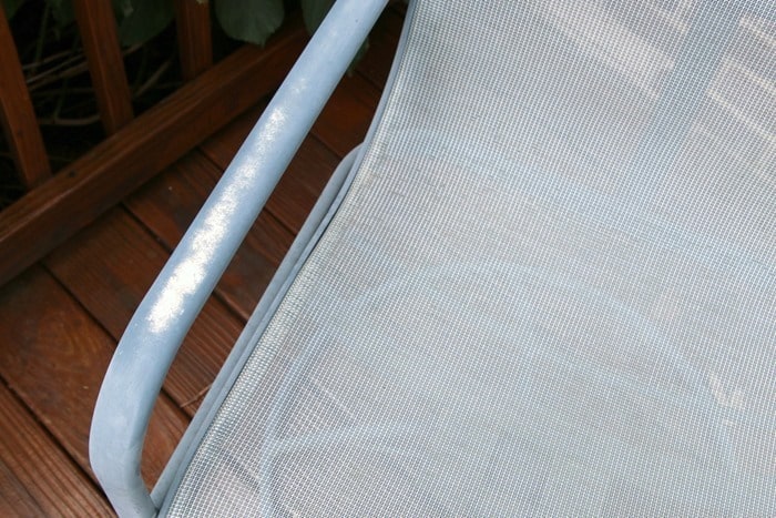 SPRAY PAINT MESH METAL OUTDOOR PATIO FURNITURE STORY - Petticoat Junktion