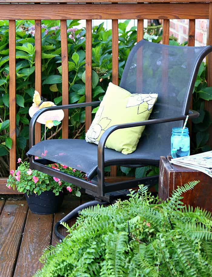 Spray Paint Mesh Metal Outdoor Patio Furniture Petticoat Junktion - Can I Spray Paint My Patio Sets