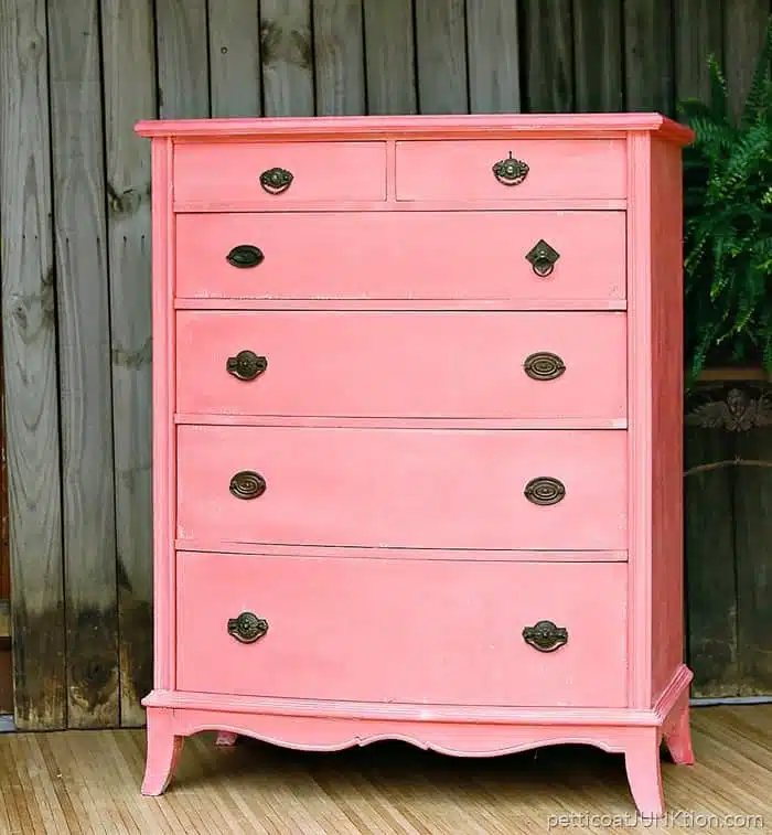 Furniture Makeover: One Solution For Stain Bleed Through On Painted Dresser