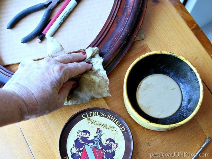 Howards Paste Wax for reviving wood finishes