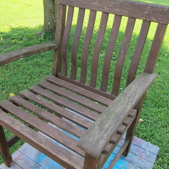Replacing A Missing Wood Slat In An Outdoor Chair Petticoat Junktion project