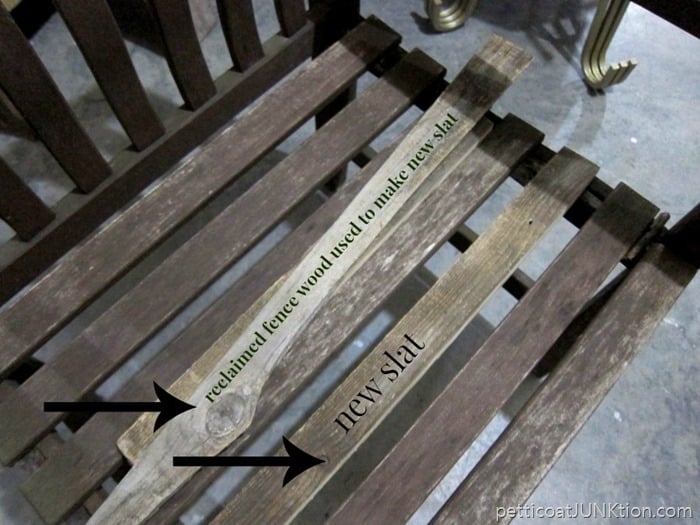 Replacing A Missing Wood Slat In An Outdoor Chair ...