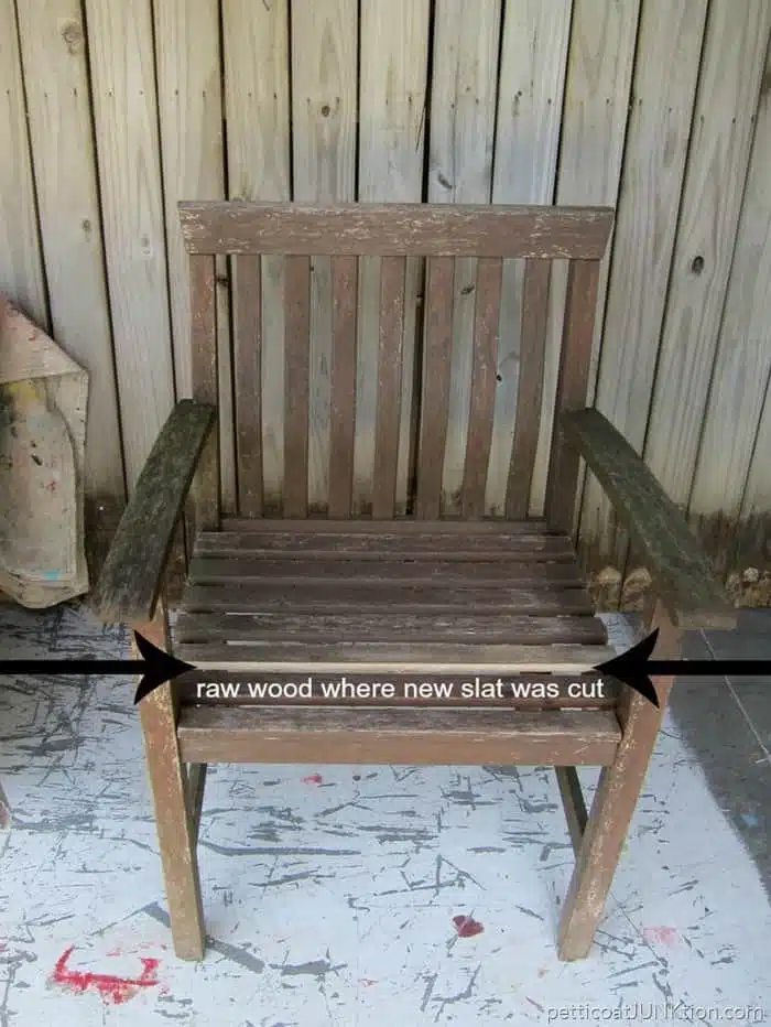 wood chair project in progress 1