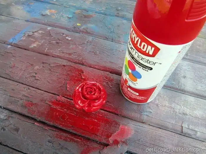 Krylon Cherry Red Gloss paint