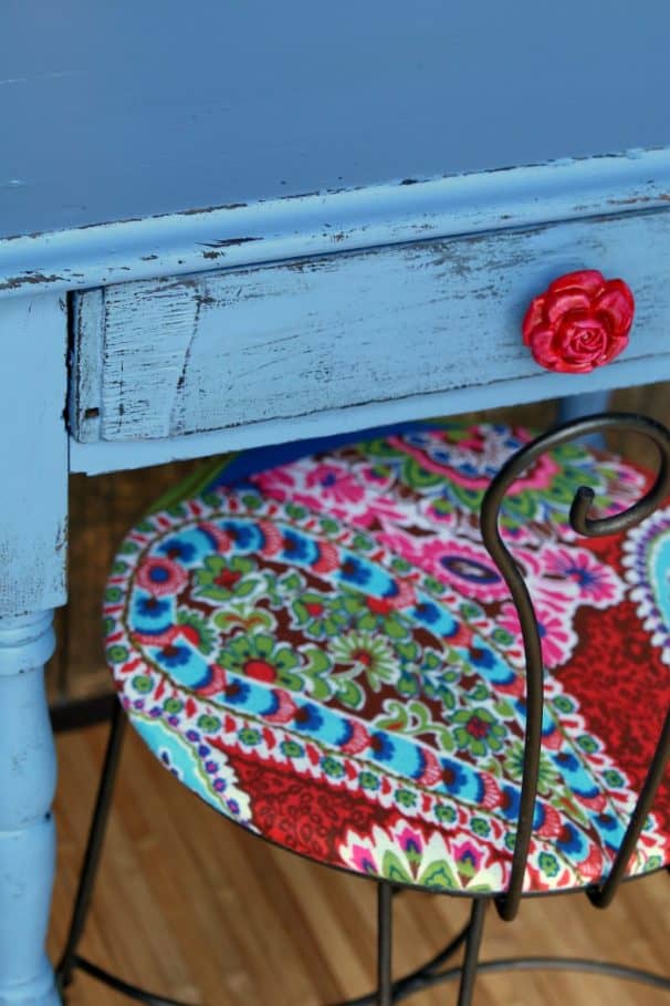 cherry red spray paint for rose petal drawer pull