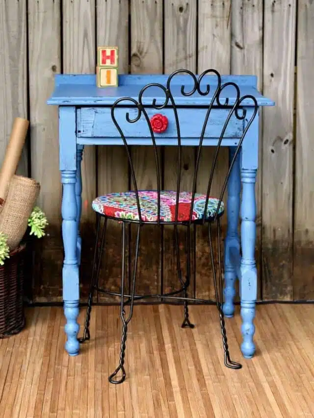 How to paint vintage furniture