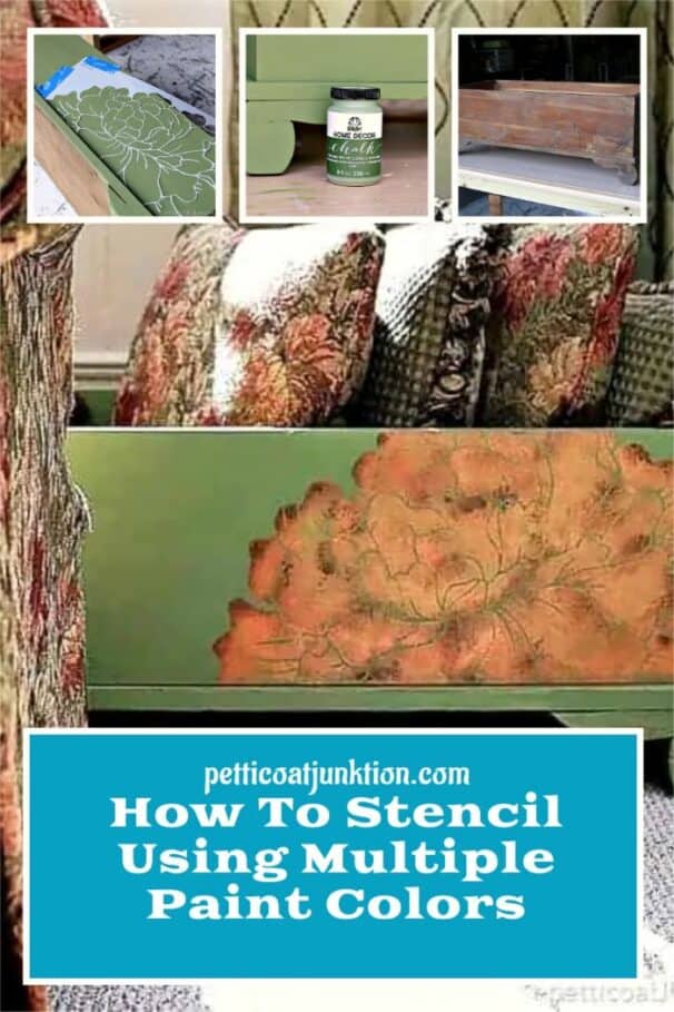 How to stencil using multiple paint colors and metallic paints