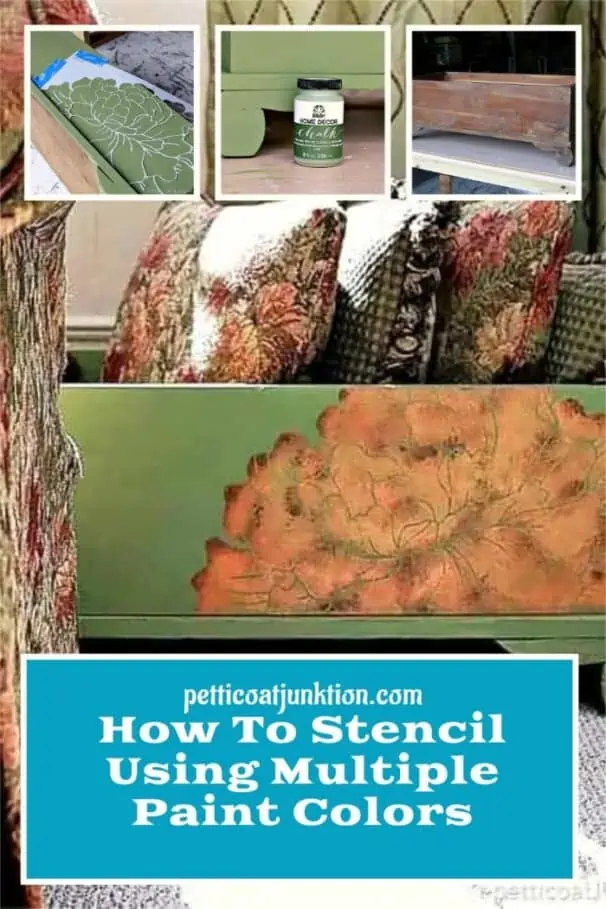 How to stencil using multiple paint colors and metallic paints