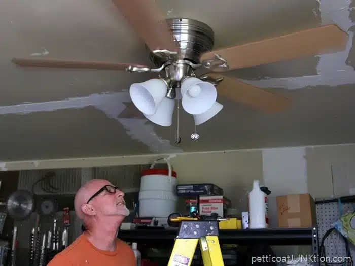 ceiling fans installed