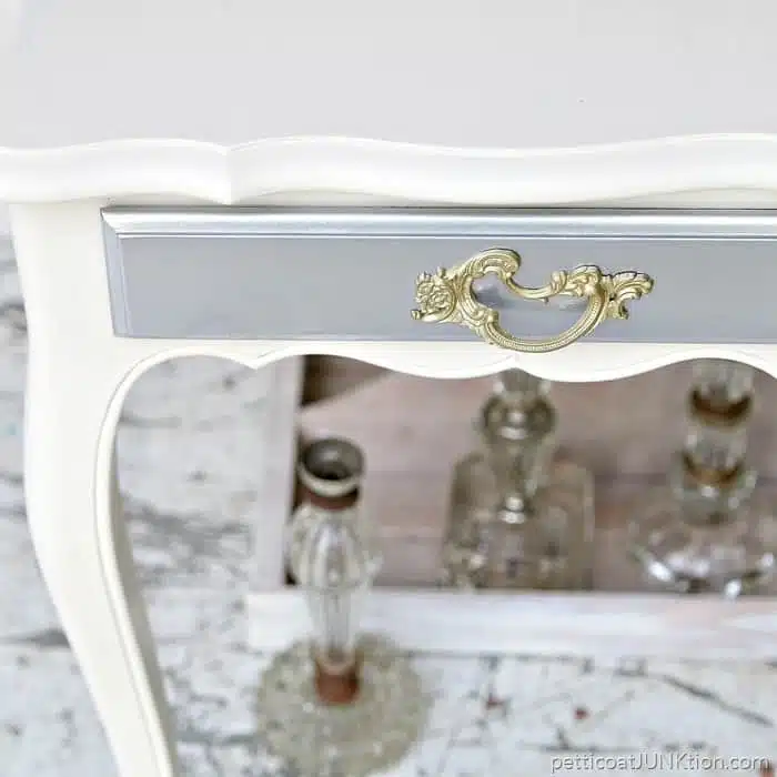 Metallic Spray Paint Works On Furniture And Drawer Pulls