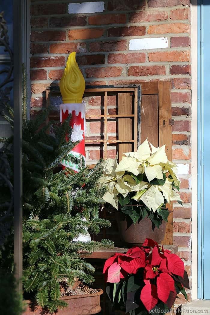 Bits and Pieces of My Christmas Porch Decor Petticoat Junktion